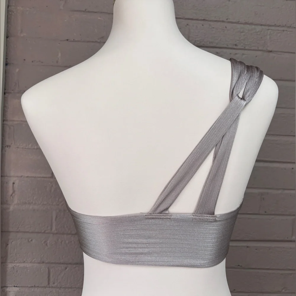H&M pewter silver bikini 6 -Small